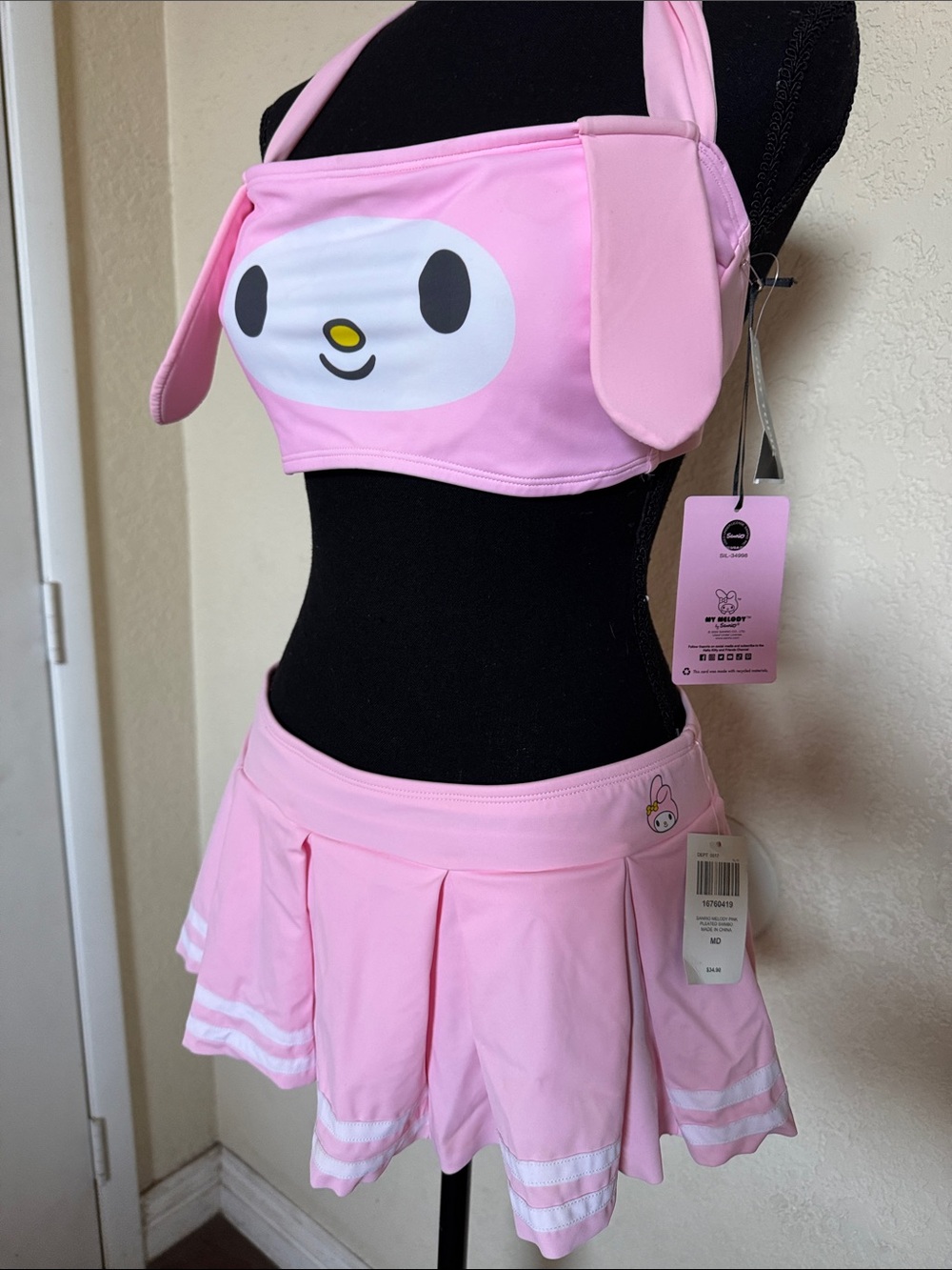 NWT Hot Topic My Melody bikini set size Medium - Picture 2 of 8